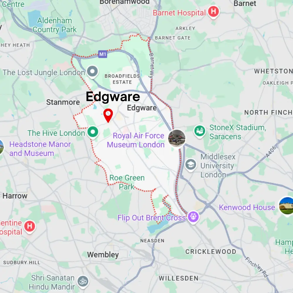 Map of Edgware