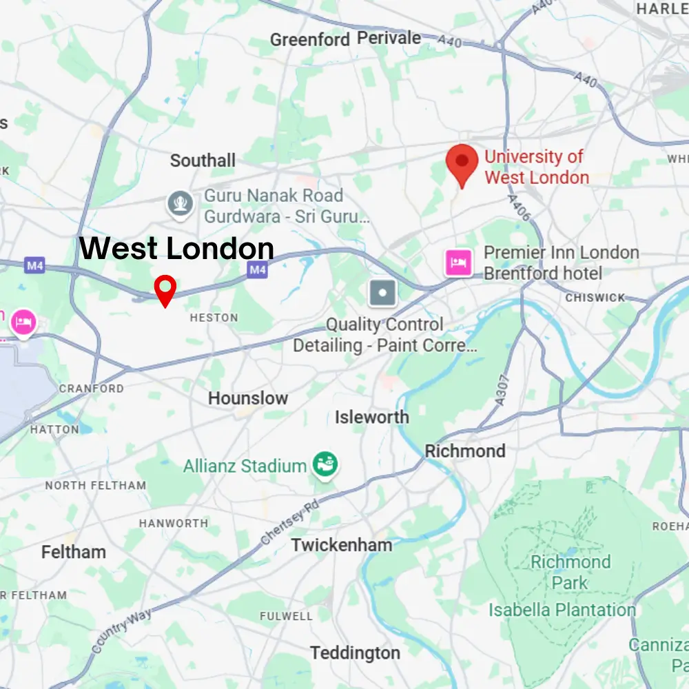 Map of West London
